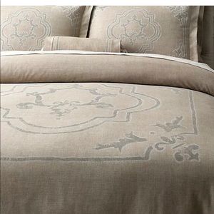 Restoration Hardware NWT King Duvet + 2 King Shams